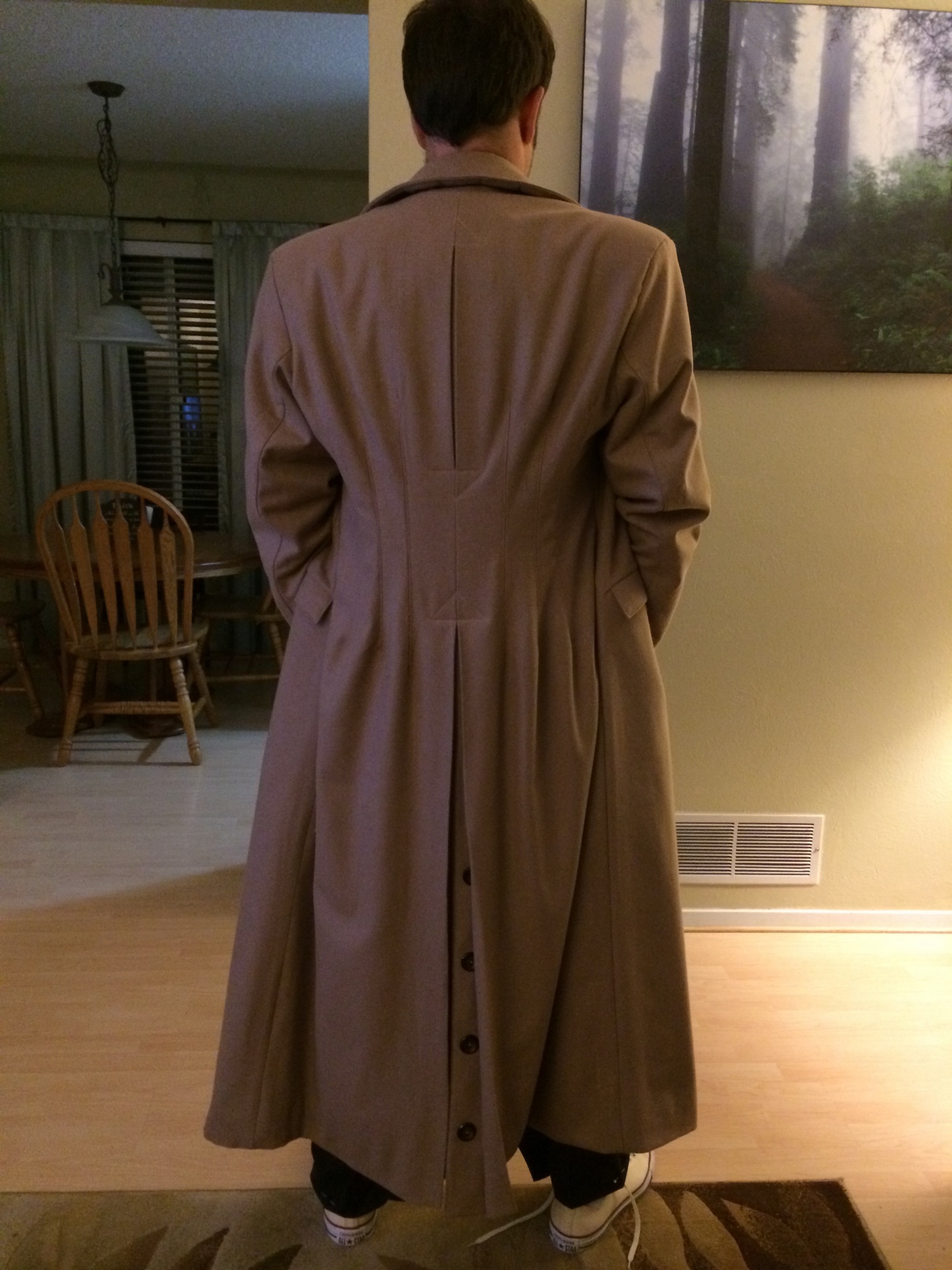 dr who coat back